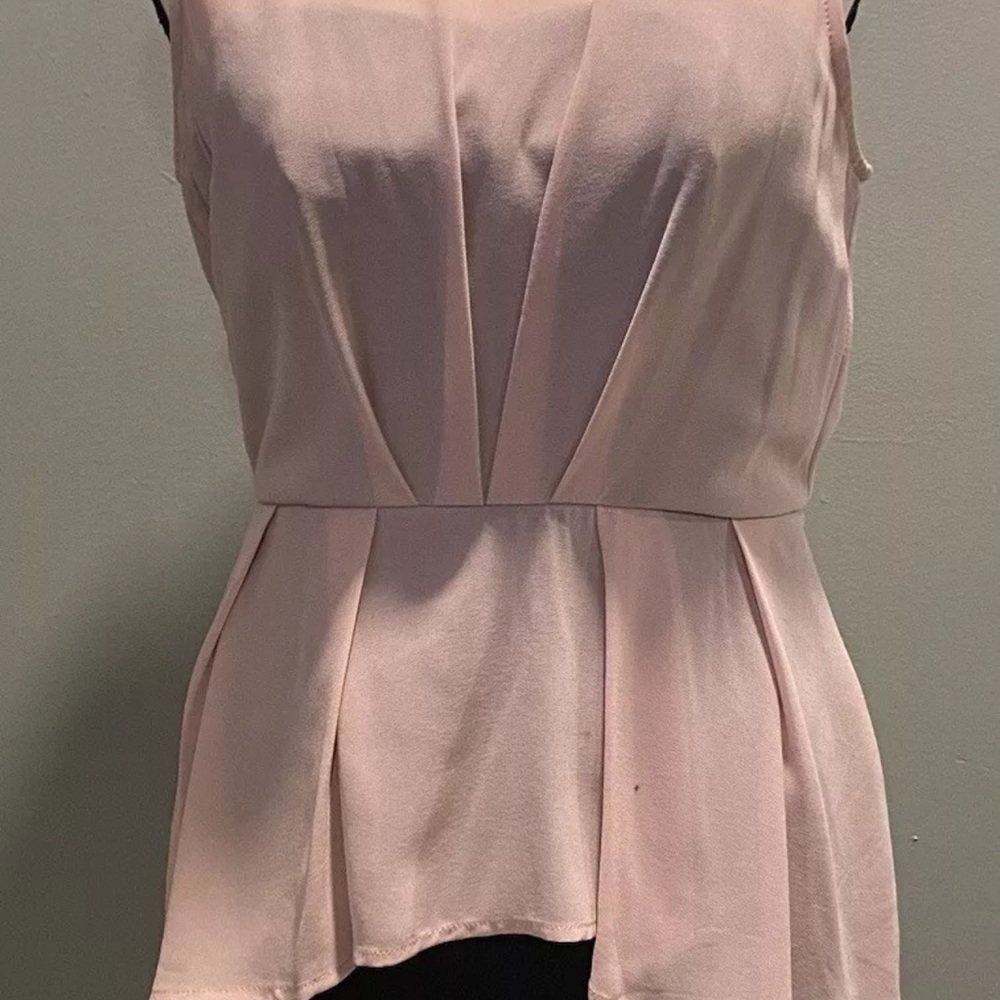 Gorgeous Black & Pink Peplum Dress